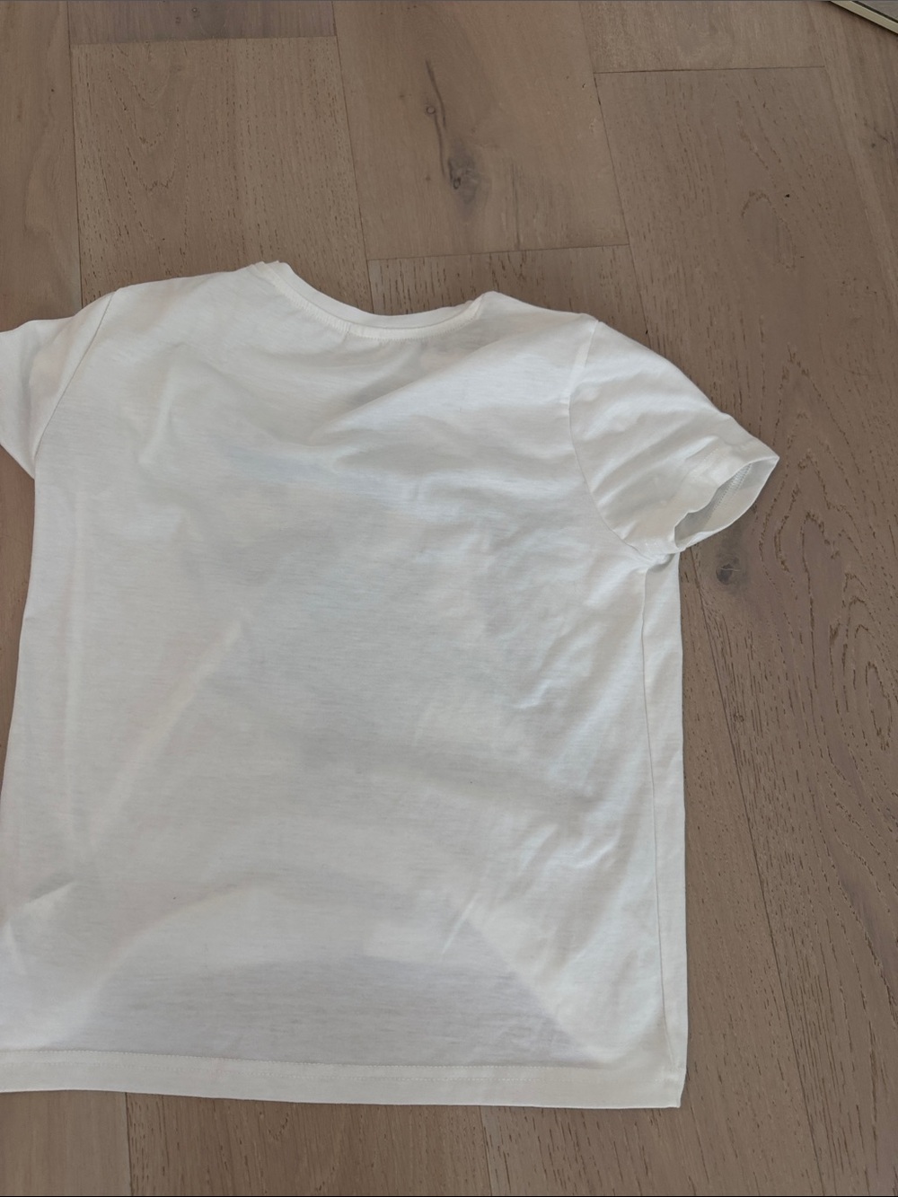 Kids White Short-Sleeve Tee
